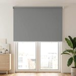 vidaXL Store enrouleur Protection UV Gris clair 140 x 230 cm Polyester