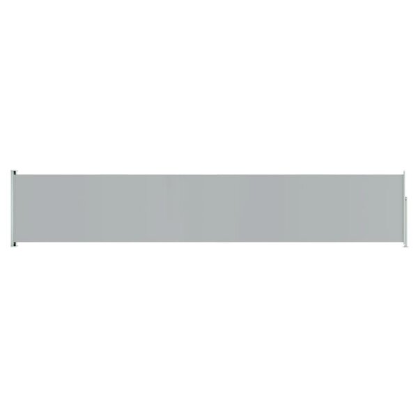 vidaXL Auvent latéral rétractable de patio 117x600 cm Gris