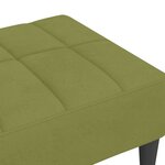 vidaXL Repose-pied Vert clair 78x56x32 cm Velours