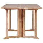 vidaXL Mobilier à dîner d'extérieur pliable 7 Pièces Bois solide de teck