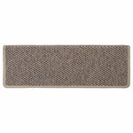 vidaXL Tapis d'escalier autocollants 30 Pièces 65x21x4 cm beige foncé