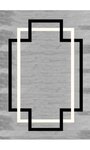 Tapis de salon PROFIL 80 x 150 cm - Gris