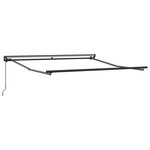 vidaXL Auvent Rétractable Bleu Marine 300x250 cm
