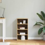 vidaXL Armoire latérale ODDA 40x24x79 cm bois massif pin