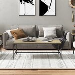 vidaXL Table basse Chêne sonoma 100x50x35 cm Bois d'ingénierie