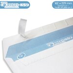 Lot de 50 enveloppes blanches c5 - gamme courrier+ (sans fenêtre)