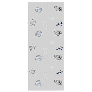 vidaXL Store enrouleur de douche 110x240 cm largeur du tissu 106 cm