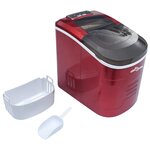 vidaXL Appareil à glaçons Rouge 2 4 L 15 kg / 24 h