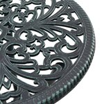 Ensemble Bistro de Jardin en Aluminium Couleur Verte 3 Pièces vidaXL