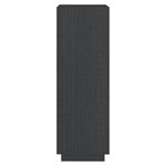 vidaXL Bibliothèque/Séparateur de pièce gris 40x35x103 cm pin massif