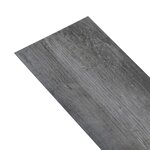 vidaXL Planches de plancher PVC Non auto-adhésif 4 46 m² Gris brillant