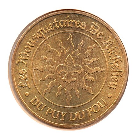 Mini médaille monnaie de paris 2007 - mousquetaires de richelieu