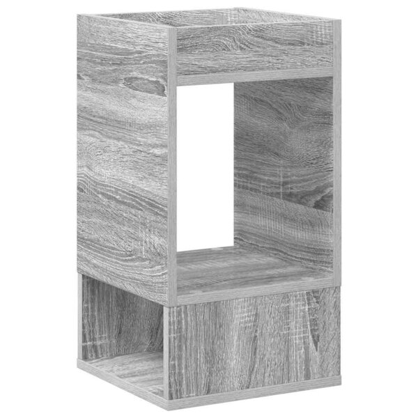 vidaXL Table d'appoint Gris Sonoma 30 x 30 x 56 cm Bois d'ingénierie