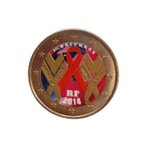 Pièce commémorative 2 euros - France 2014 - Journée mondiale du sida
