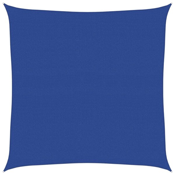 vidaXL Voile d'ombrage 160 g/m² carré bleu 7x7 m PEHD