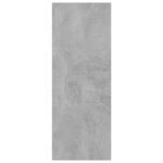 vidaXL Table console gris béton 78x30x80 cm bois d'ingénierie