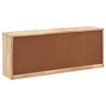 vidaXL Banc de rangement de chaussures 94x20x38cm Bois massif de noyer