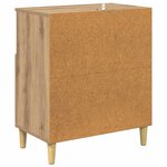 vidaXL Buffet chêne artisanal 35 x 60 x 70 cm Bois d'ingénierie