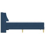 vidaXL Cadre de lit avec matelas avec tête de lit Polyester