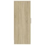 vidaXL Armoire à chaussures Chêne Sonoma 32x35x92 cm Bois d’ingénierie