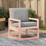 vidaXL Chaise de jardin 57 5x63x76 cm bois massif de douglas