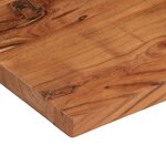 vidaXL Dessus de table 90x40x3 8 cm rectangulaire bois massif d'acacia