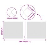 vidaXL Filet de protection pour oiseaux Vert 2 x 10 m HDPE