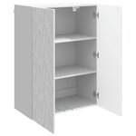 vidaXL Armoire Murale 66 x 34 5 x 90 cm Bois d'ingénierie
