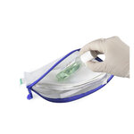 Pochettes à zip format chéquier tarifold - sachet de 8 - bleu