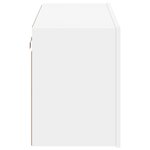 vidaXL Meuble TV mural blanc 80x30x41 cm