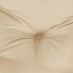 vidaXL Coussins de banc de jardin 2 Pièces beige 180x50x7 cm tissu Oxford