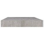 vidaXL Étagère murale flottante gris béton 40x23x3 8 cm MDF