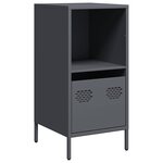 vidaXL Buffet anthracite 35x39x73 5 cm acier laminé à froid