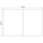 vidaXL Toile de rechange pour auvent Crème 300 x 250 cm Polyester