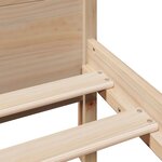 vidaXL Cadre de lit sans matelas 140x200 cm bois massif de pin