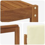 vidaXL Ensemble de canapés d'extérieur 8 pc Naturel et Crème