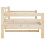 vidaXL Lit de jour sans matelas 80x200 cm bois de pin massif