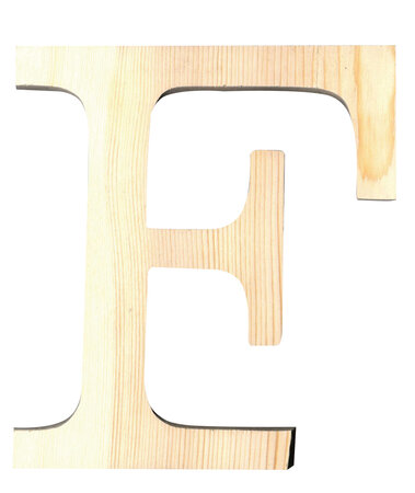 Alphabet en bois 19 cm Lettre F