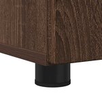 vidaXL Cabinet de salle de bain Chêne marron 60 x 35 x 80 cm