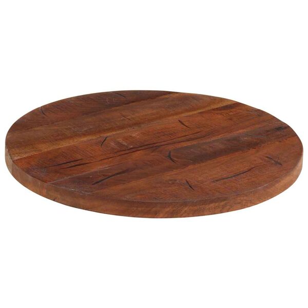 vidaXL Dessus de table Ø 40x3 8 cm rond bois massif de récupération