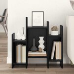 vidaXL Meuble d'appoint Chêne noir 60 x 26 x 60 cm Bois d'ingénierie