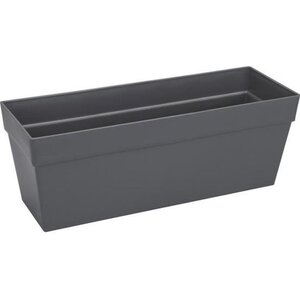 Bac à fleurs balconniere Loft Urban - 50 cm - Gris anthracite