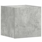 vidaXL Ensemble de meubles TV 3 Pièces Gris béton Bois d'ingénierie