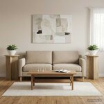 vidaXL Support de Plante 2 pièces Chêne Sonoma Ø40 x 60 cm