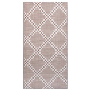 vidaXL Tapis d'extérieur Marron 190x290 cm PP