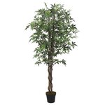 vidaXL Érable artificiel 756 feuilles 200 cm vert
