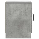 vidaXL Cabinet de chevet 2 Pièces Gris béton 43 x 34 5 x 47 cm