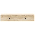vidaXL Table d'appoint murale Chêne Sonoma 87 5 x 34 5 x 17 cm