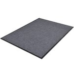 vidaXL Tapis d'entrée gris 90 x 120 cm PVC