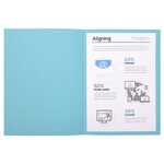 Paquet De 100 Chemises Forever® 170 100  Recyclé - 24x32cm - Bleu Clair - X 5 - Exacompta